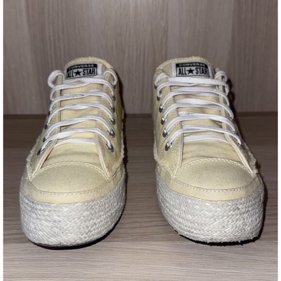CONVERSE CHUCK TAYLOR ALL STAR ESPADRILLE (Yellow) Women’s Size 9 - Picture 2 of 11